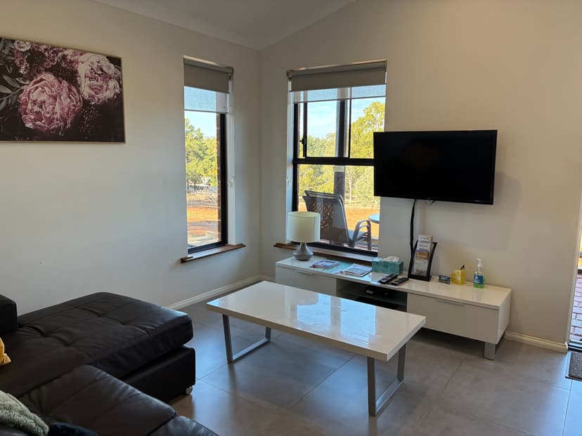 Comfortable lounge with modern amenities