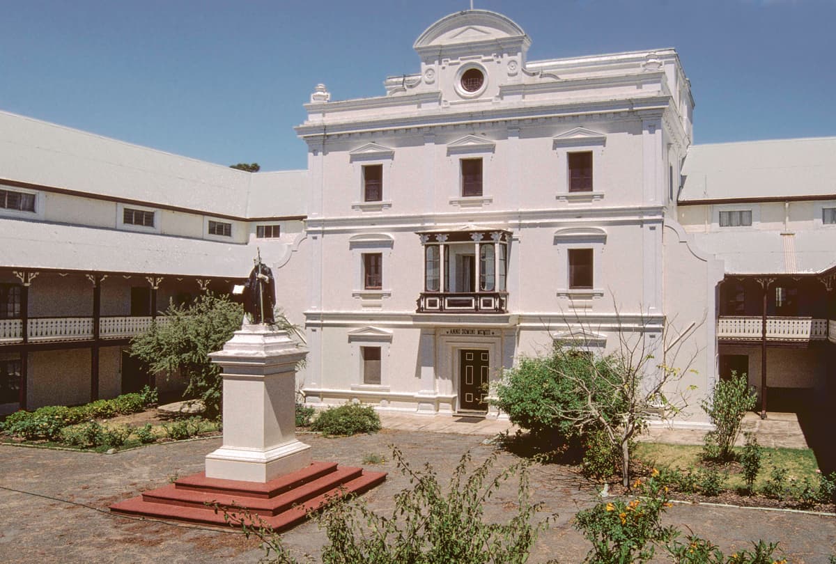 The serene and impressive New Norcia Benedictine Monastery building.