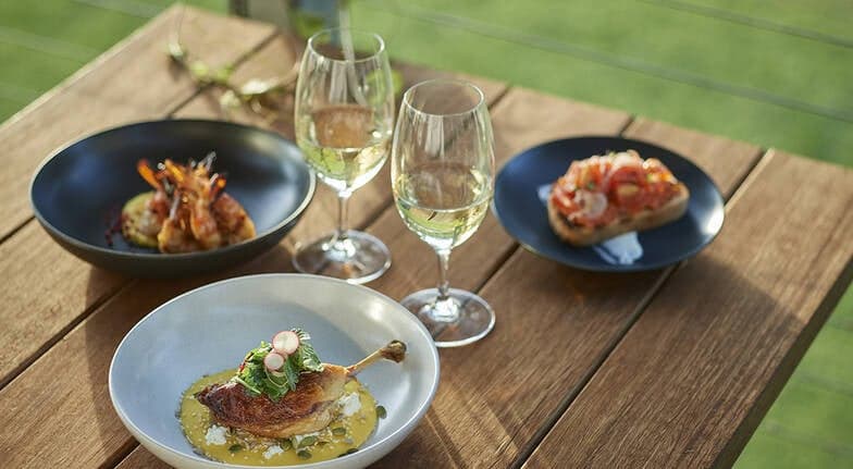 A delicious spread of local Swan Valley food and wine.