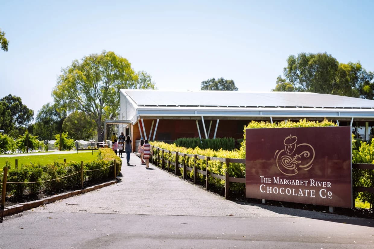The popular Margaret River Chocolate Factory in Swan Valley, a hit with families.